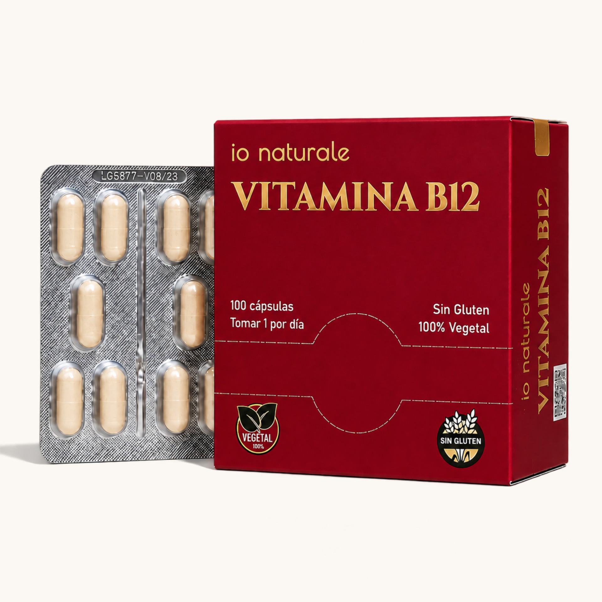 Vitamina B12 + Vitamina B6 + Vitamina B9 (Ácido Fólico)