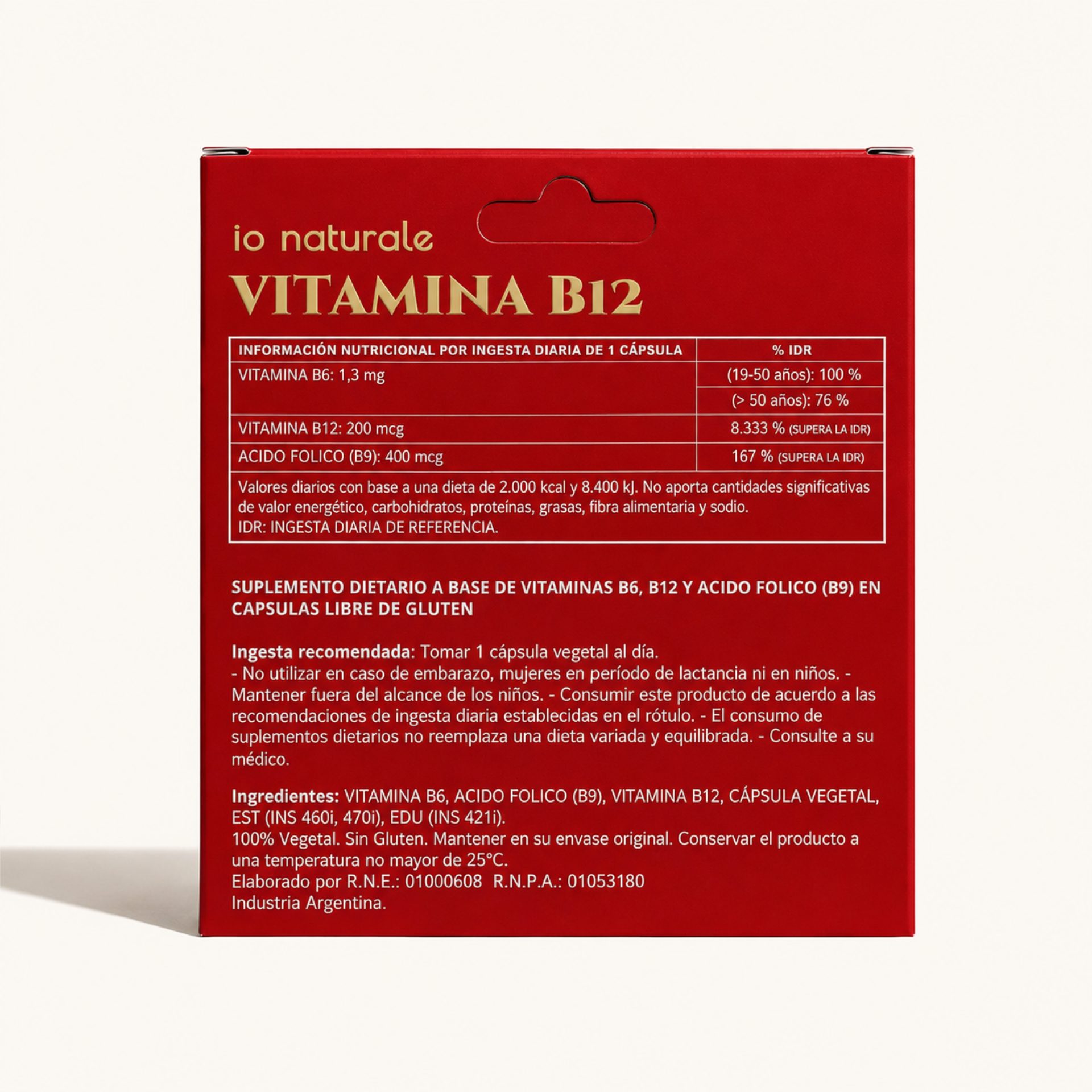 Vitamina B12 + Vitamina B6 + Vitamina B9 (Ácido Fólico) - Imagen 2